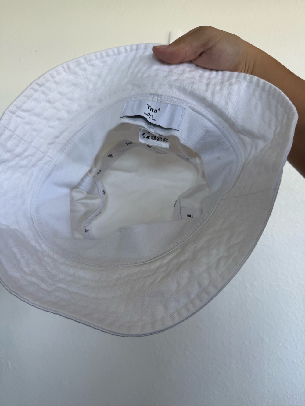 TNA White Embroidered Logo Bucket Hat - Picture 2 of 2